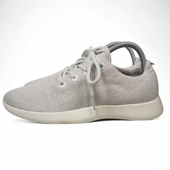 Allbirds Wool Running WR Merino Wool Sneakers "Light Grey" Women's 9 - Picture 2 of 11
